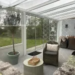 Strandnahes Nr 156 Mit Traumhaften Wintergarten Und Uneinsehbaren, Grossen Garten, Eckgrundstueck Sint Maartensvlotbrug